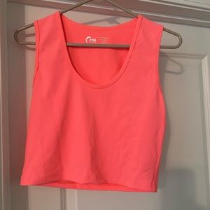 Zyia stronger crop top - flamingo